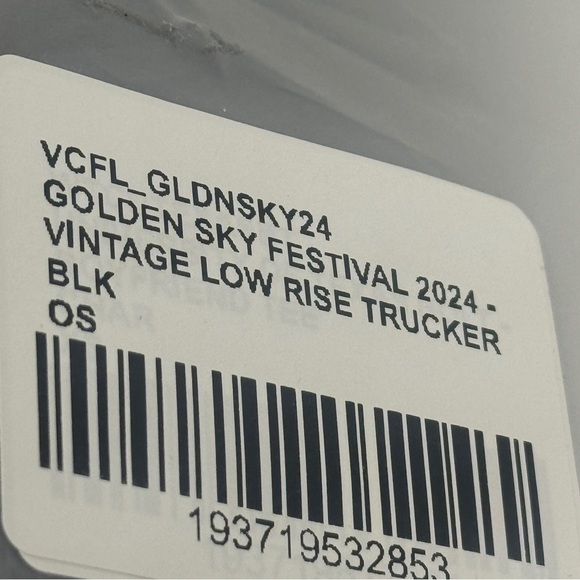 NWT Aviator Nation Golden Sky 2014 Festival Trucker Hat Cap Black Country Music - Picture 4 of 16